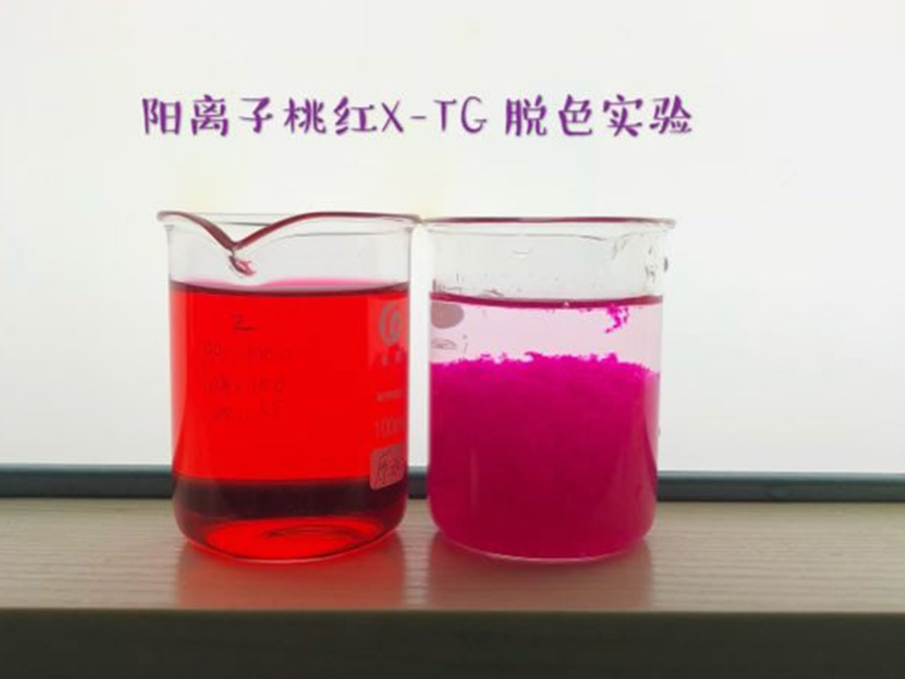 陽離子桃紅X-TG脫色實驗