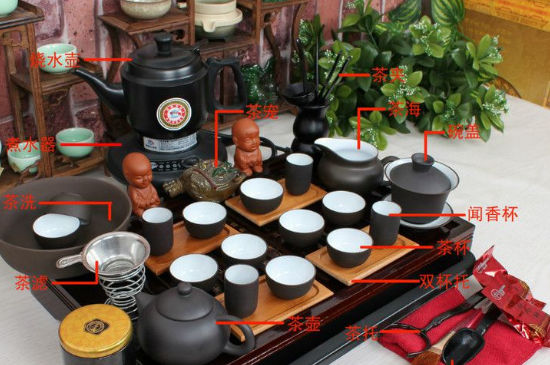 功夫茶具28件的名稱(chēng)，功夫a